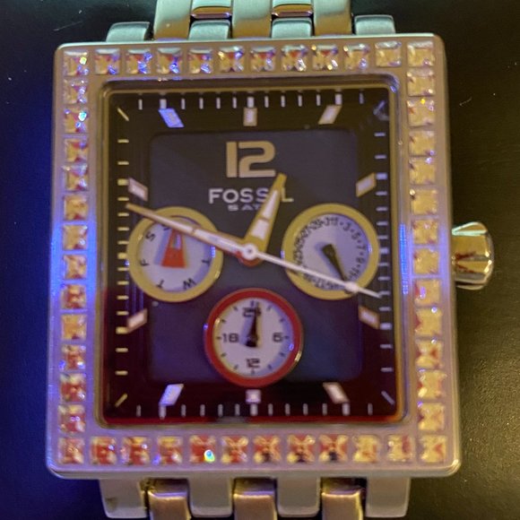 Fossil Women's Multifunction Blue Dial Watch - Picture 5 of 6